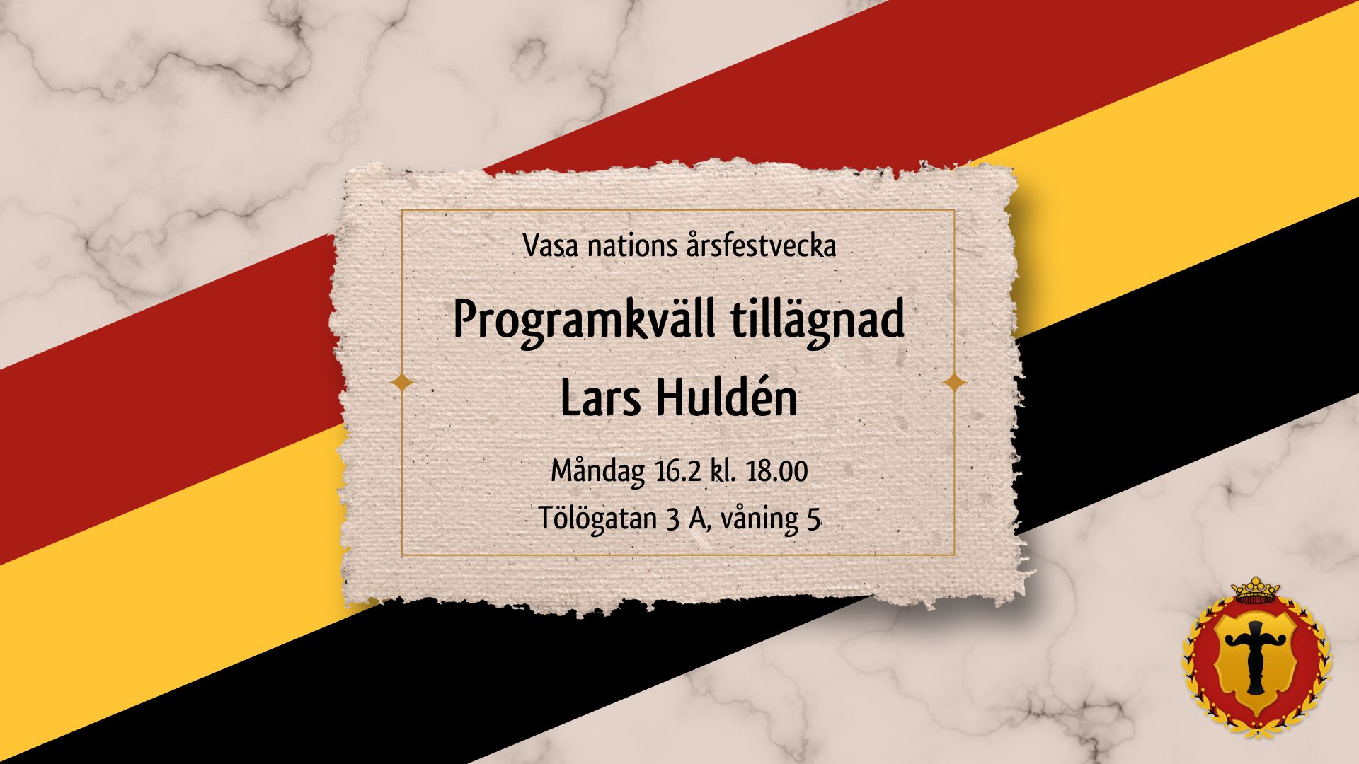 Programkväll tillägnad Lars Huldén